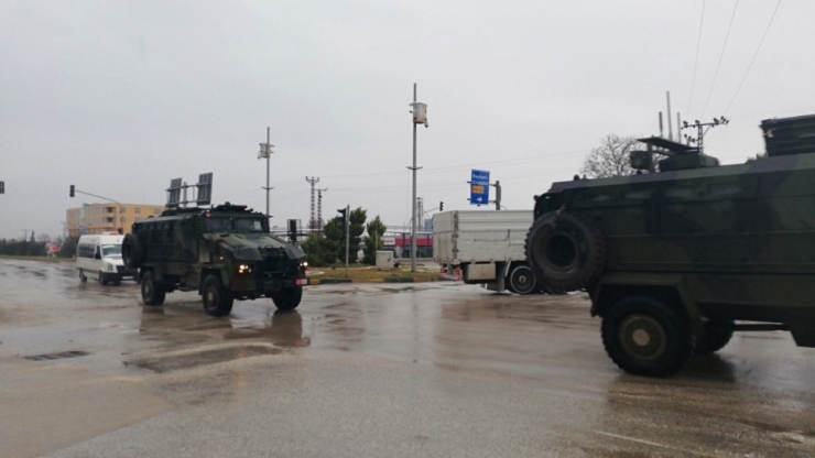 Suriye Sınırına Askeri Sevkiyat