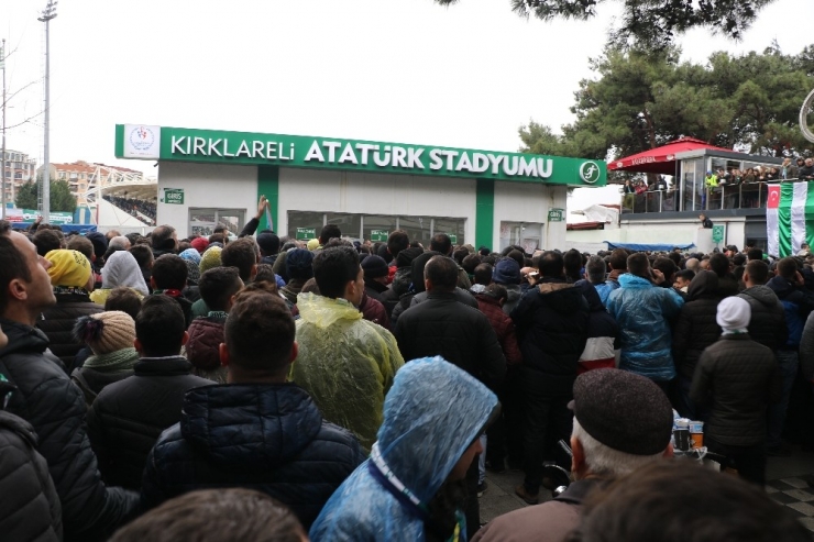 Kırklareli’de Fenerbahçe İzdihamı