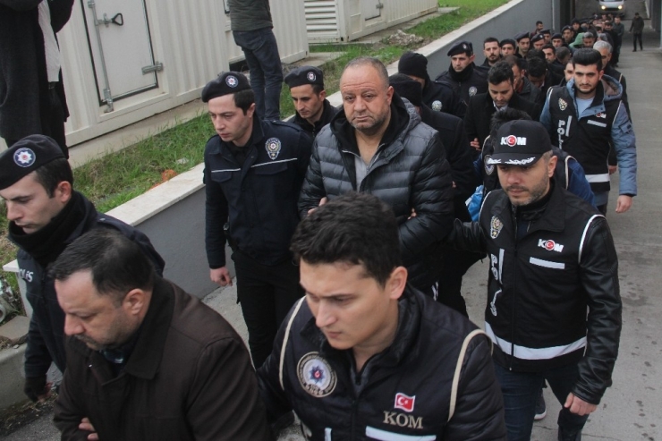 İhaleye Fesat Operasyonunda 40 Zanlı Adliyeye Sevk Edildi