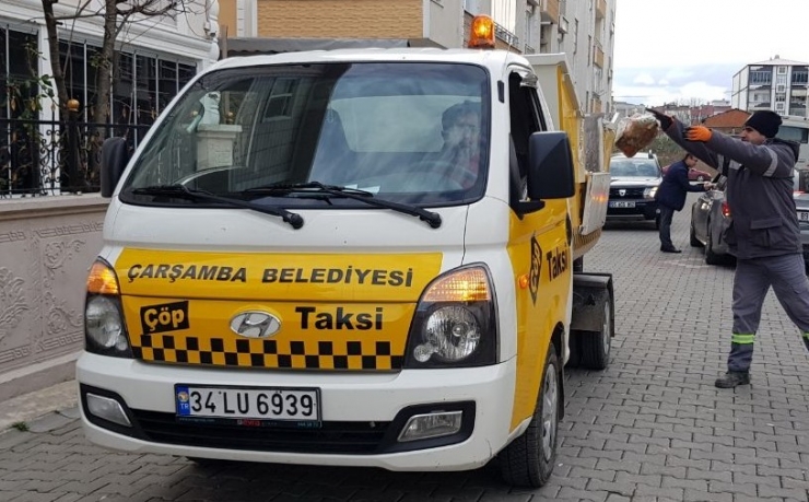 Çarşamba’da “Çöp Taksi” Uygulaması Başladı