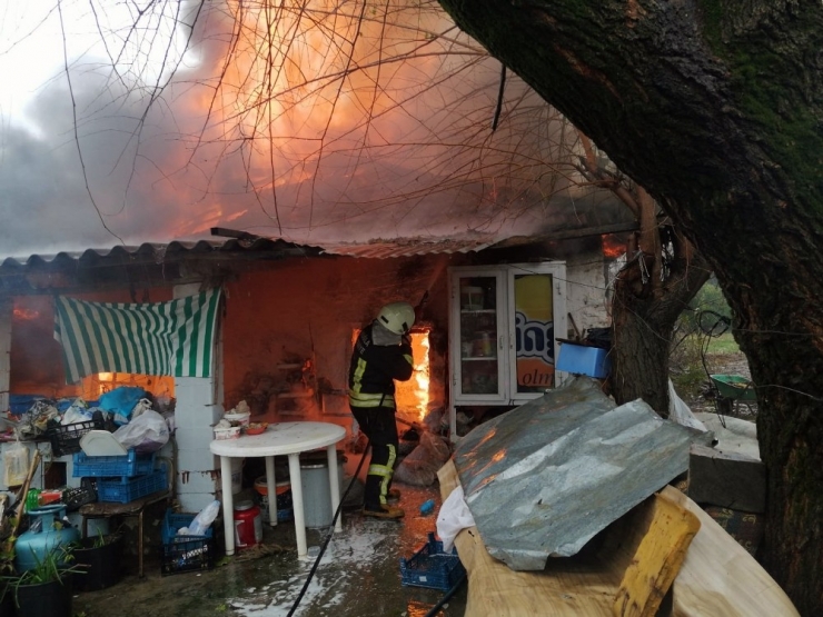 Köyceğiz’de Ev Yangını