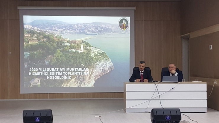 Muhtarlara Yönelik Hizmet İçi Eğitim Semineri