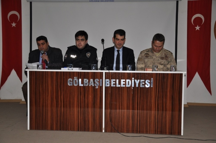 Gölbaşı İlçesinde Okul Güvenliği Toplantısı Düzenlendi