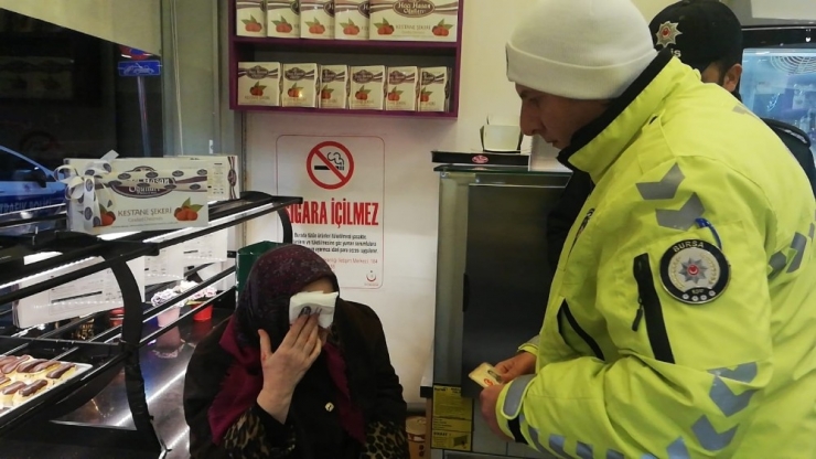 Ters Yönde İlerleyen Elektrikli Bisiklet Yaşlı Kadına Çarptı