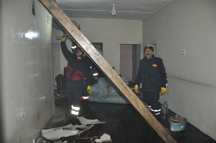 Yüksekova’da Yangın