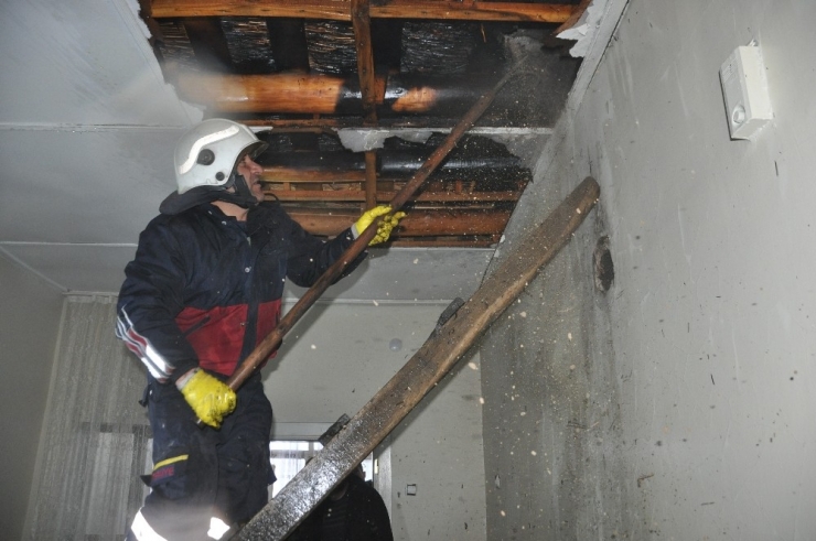 Yüksekova’da Yangın