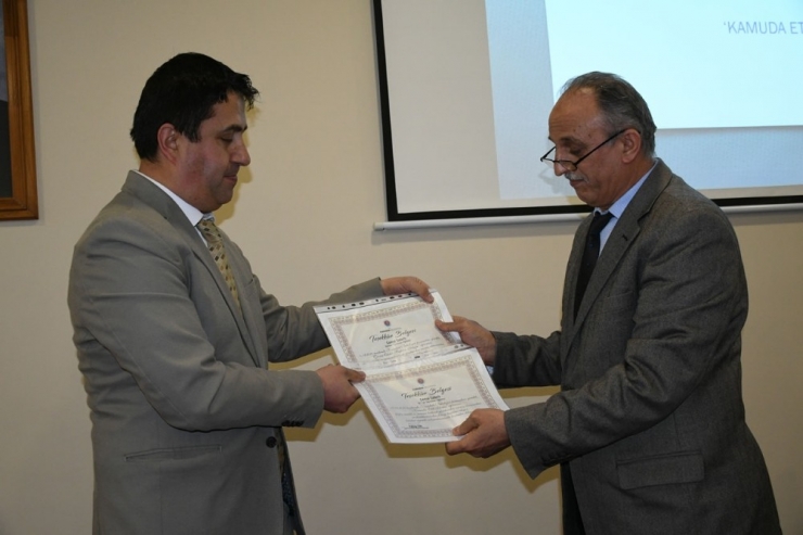 Belediye Personeline “Kamuda Etik İlkeler” Semineri Verildi