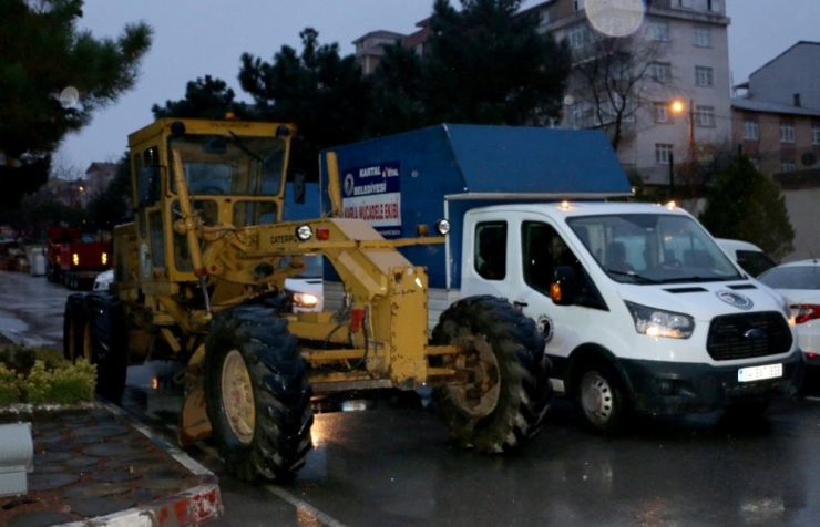 Kartal Belediyesi Kar Yağışına Hazır