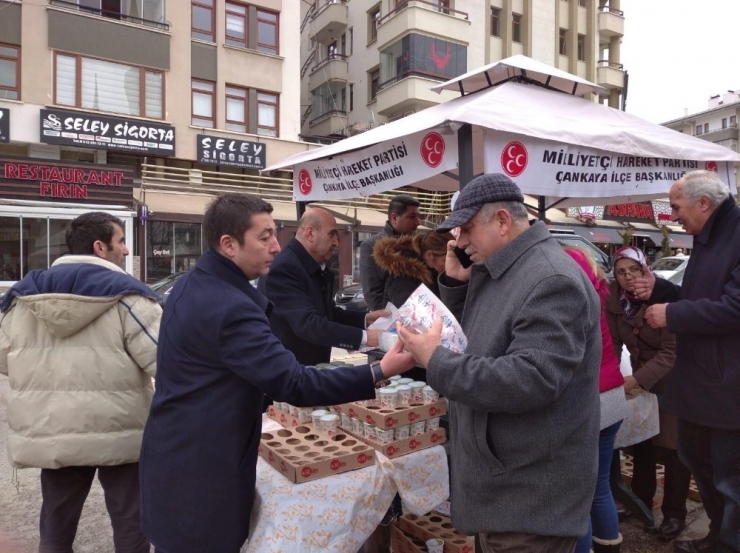 Mhp Çankaya Yaşanan Afetlerin Ardından Kurban Kesip Dağıttı