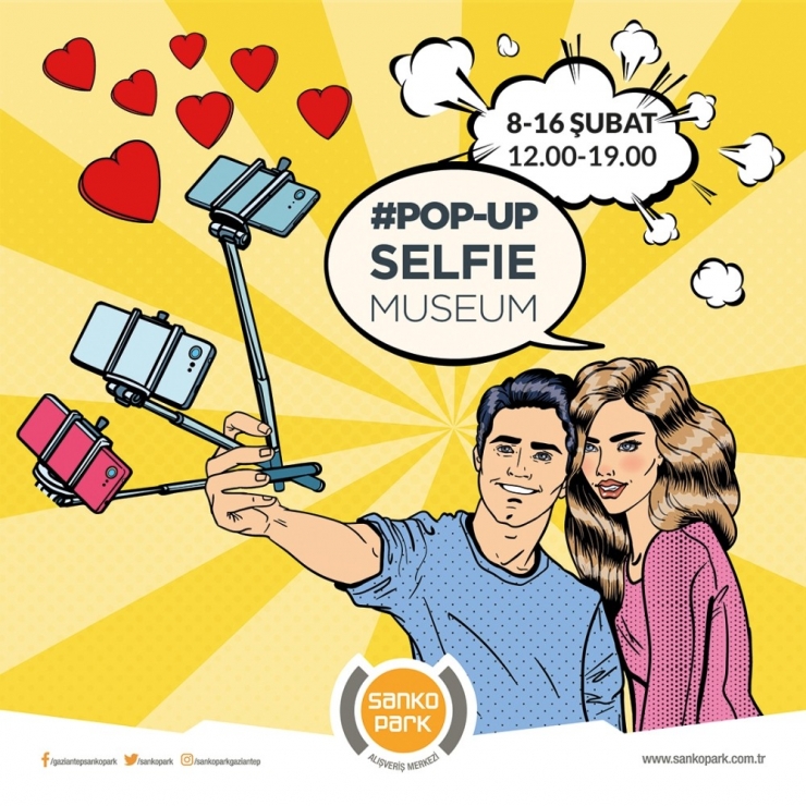 Pop-up Selfıe Museum Eğlencesi Sanko Park’ta