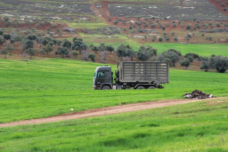 Suriye Sınırına Mühimmat Sevkiyatı
