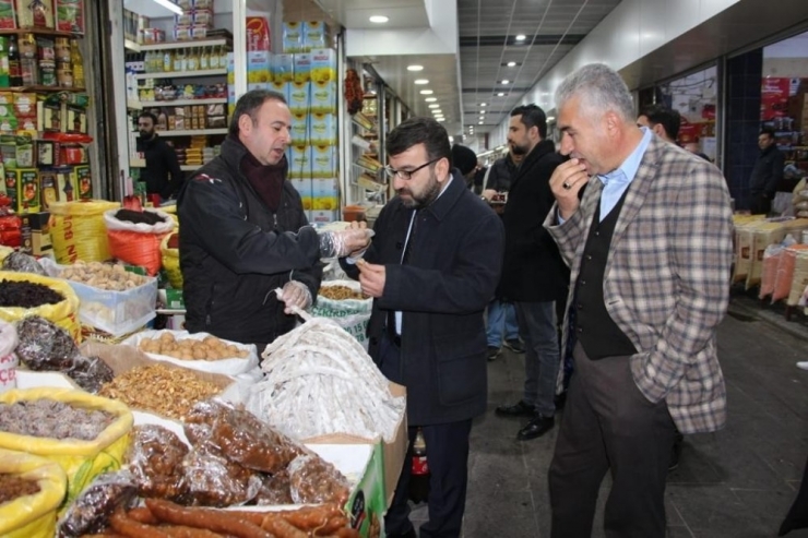 Ak Parti Batman İl Başkanı Gür Esnafı Ziyaret Etti