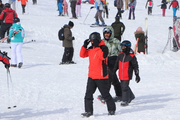 Erciyes’te Hafta Sonu Yoğunluğu