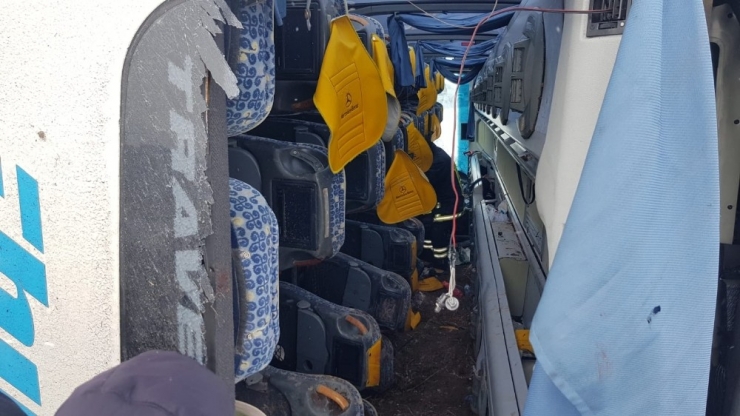 Kayseri’de Otobüs Şarampole Devrildi: 43 Yaralı