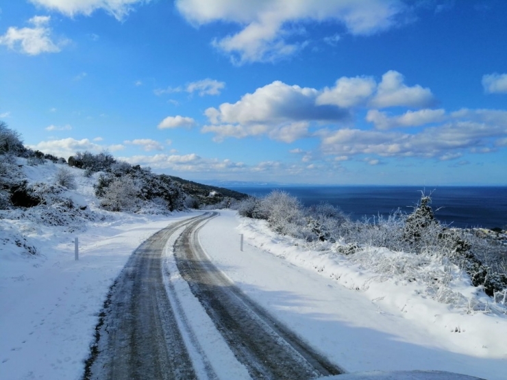 Güney Marmara Beyaz Bir Güne Uyandı