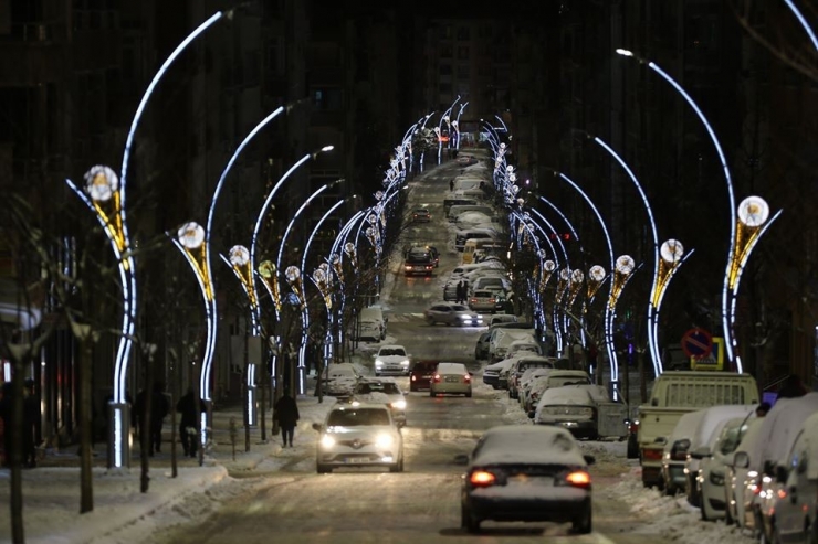 Bafra Belediyesi Kar Teyakkuzunda