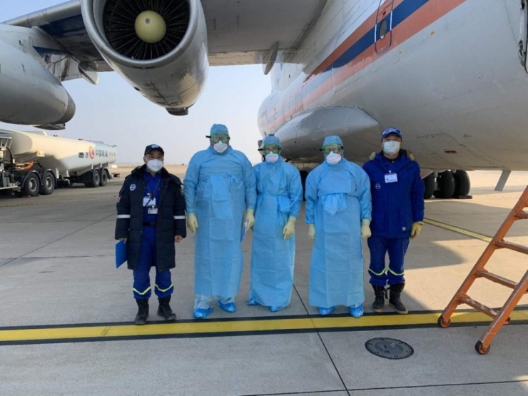 Rusya’dan Çin’e Korona Virüsüne Karşı Yardım Malzemesi