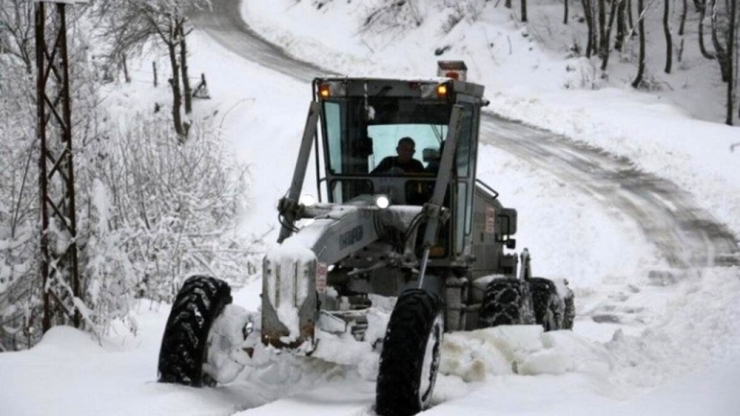 Düzce’de 85 Köy Yolu Kapalı