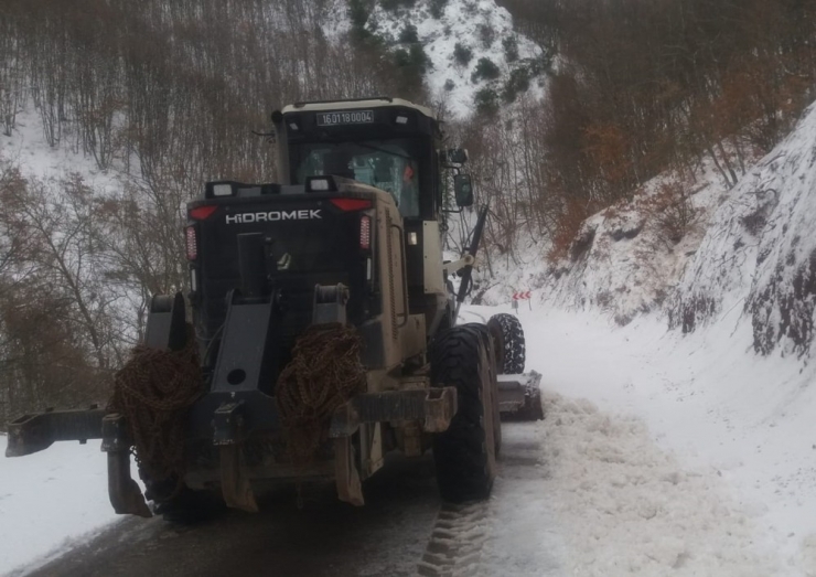 Gemlik’te Kapanan Yollara Anında Müdahale