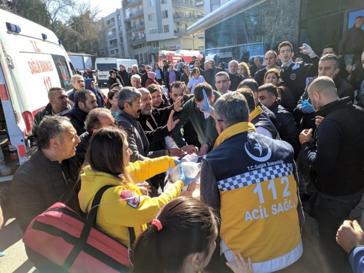 İzmir’de Hastanede Yangını Paniği