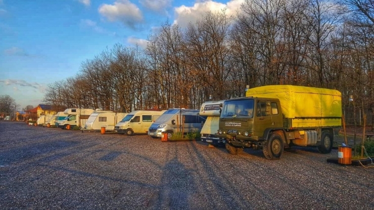 Bu Doğal Yaşam Parkına Yabancı Karavan Tutkunları Akın Ediyor