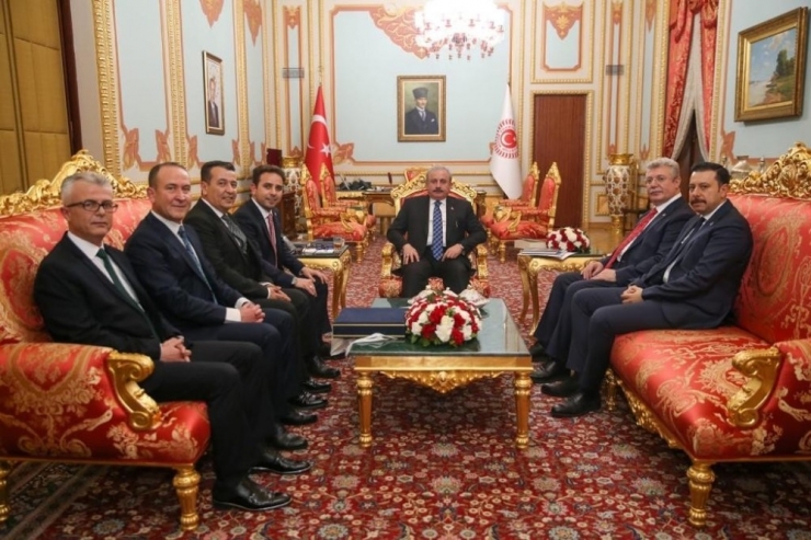 Yeni Bir Hayat Yeni Bir Nefes Derneği’nden Meclis Başkanı Şentop’a Ziyaret