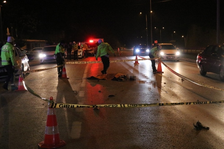 D100’de Karşıya Geçmek İsterken Önce Otomobil, Sonra Kamyon Çarptı