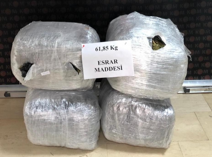 Şanlıurfa’da 68 Kilo 450 Gram Esrar Maddesi Ele Geçirildi
