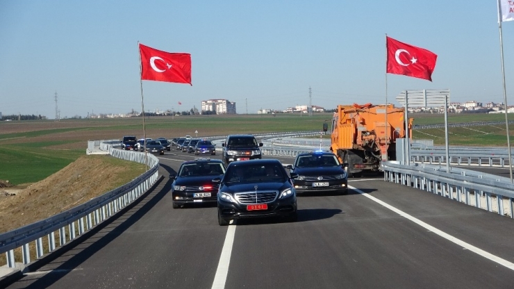 Tbmm Başkanı Şentop Ve Bakan Turhan Tekirdağ’da Yol Açılışına Katıldı