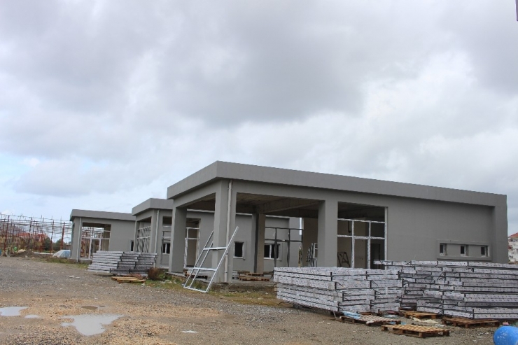 Gazipaşa Kültür Merkezi İnşaatında Sona Doğru