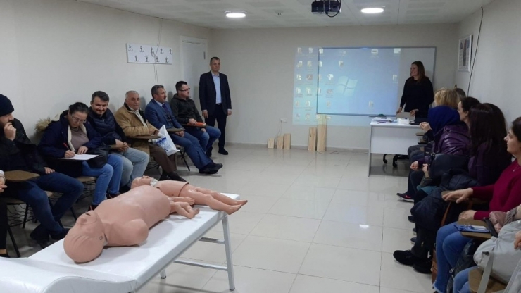 Çorlu İlçe Milli Eğitim Müdürü Erdoğan İlk 5 Dakika Projesi Eğitimine Katıldı