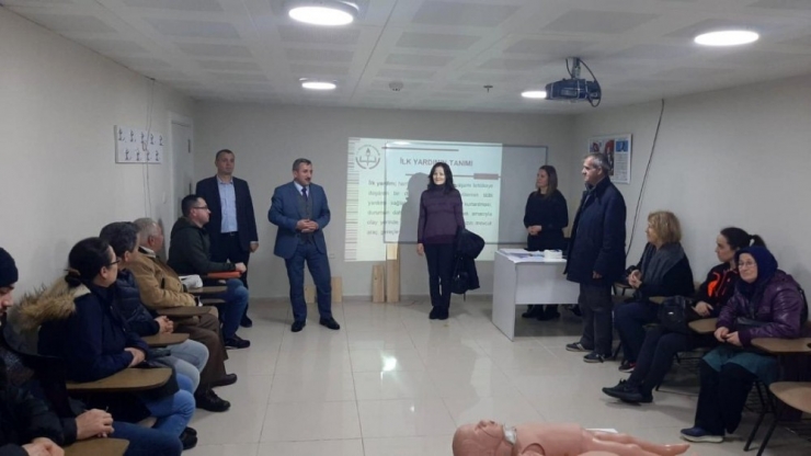 Çorlu İlçe Milli Eğitim Müdürü Erdoğan İlk 5 Dakika Projesi Eğitimine Katıldı