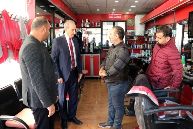 Başkan Yalçınkaya Esnaf Ziyaretlerine Devam Ediyor.