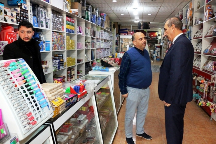 Başkan Yalçınkaya Esnaf Ziyaretlerine Devam Ediyor.