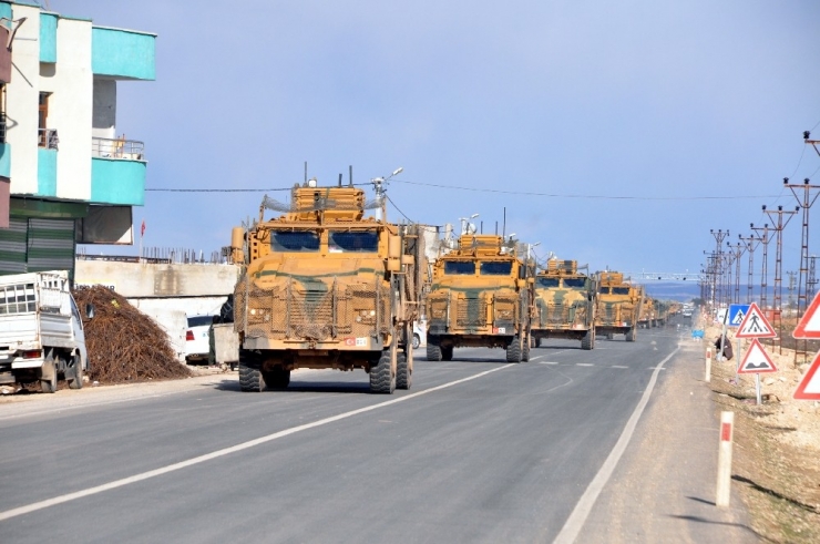 Ceylanpınar’dan Şanlıurfa’ya 100 Araçlık Askeri Konvoy