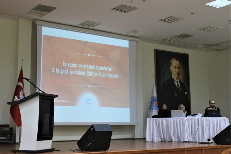 Yol Yapım, Bakım Ve Onarım İşlerindeki Tehlike Ve Riskler Anlatıldı