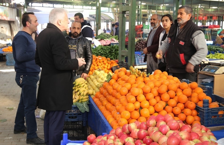 Başkan Deveciler, Pazarcı Esnafı İle Kahvaltıda Buluştu