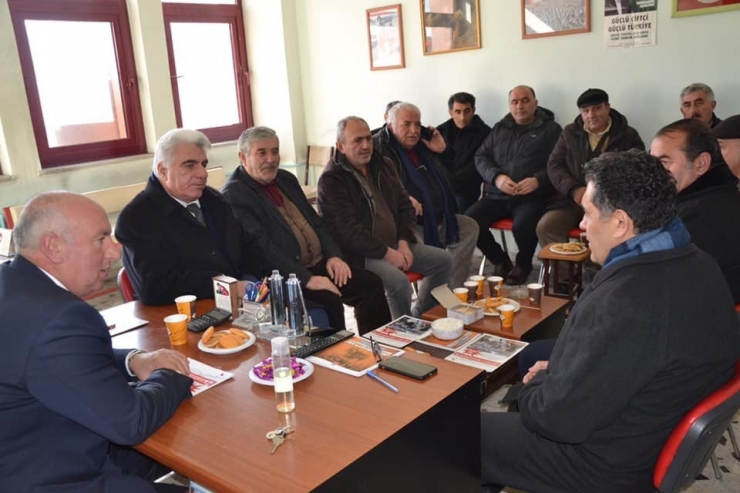 Başkan Demir, İlçe Kaymakamları Ve Belediye Başkanlarını Ziyaret Etti