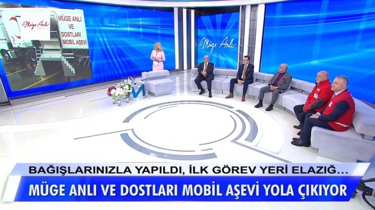 Müge Anlı’dan Elazığ’daki Depremzedelere Destek