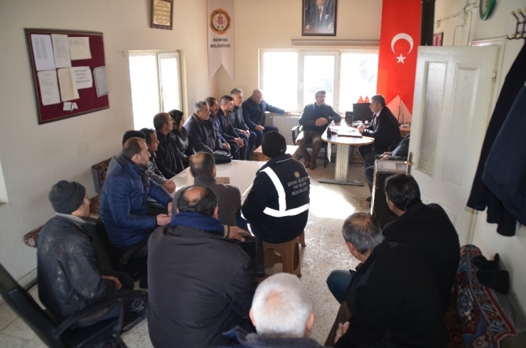 Başkan Altun Ve Mahalle Muhtarlarından Ekiplere Teşekkür Ziyareti