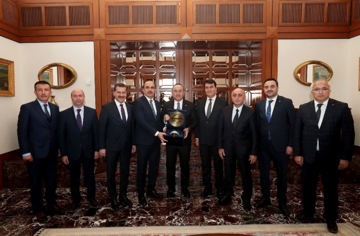 Tdbb Başkanı Altay, Bakan Çavuşoğlu’nu Ziyaret Etti