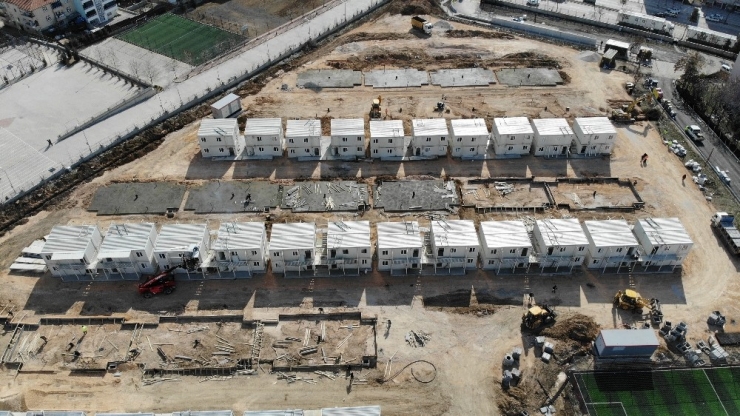Çift Katlı Konteyner Kent 5 Gün Sonra Bitecek, 456 Depremzede Aile Yerleşecek