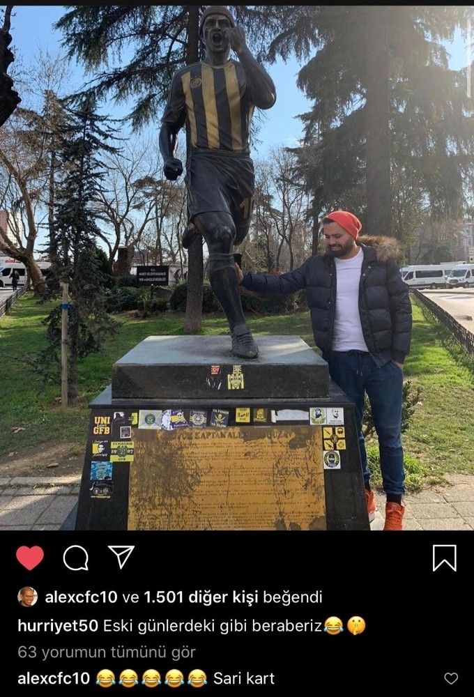 Alex De Souza’dan Hürriyet Gücer’e ‘Sarı Kart’