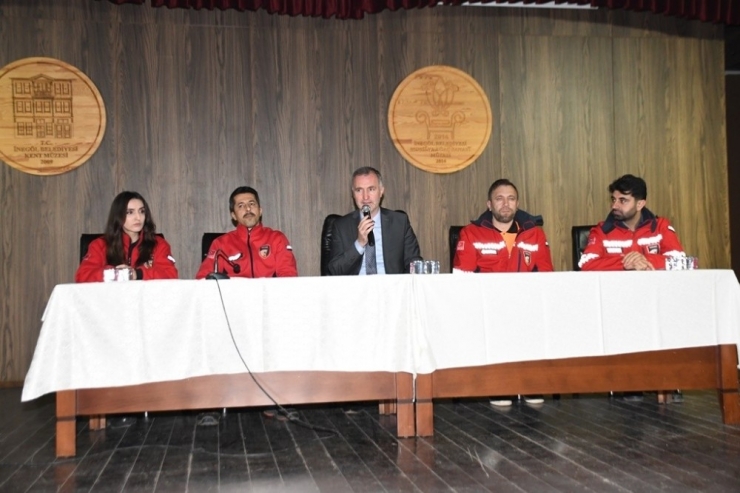 İnegöl Belediyesi Arma Kurtarma Ekibi Kuruyor