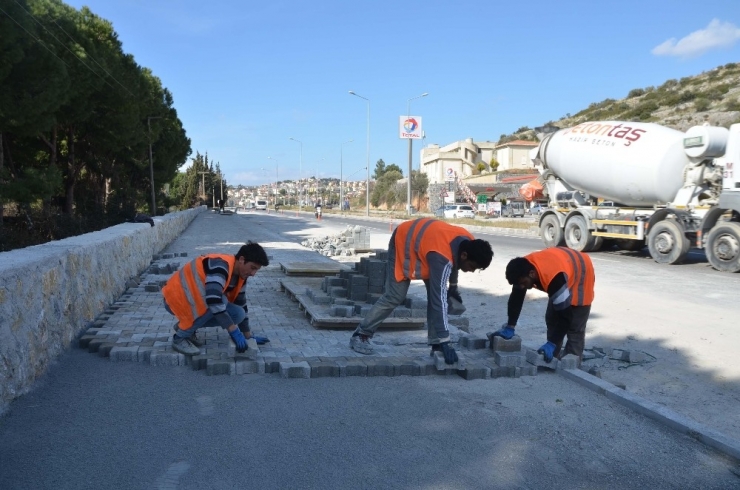 Karayolları, Kuşadası Çevre Yolundaki Eksikleri Gideriyor