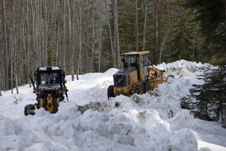 Kar Savaşçıları, Köyde Mahsur Kalan Hasta İki Genç Kızı Kurtardı
