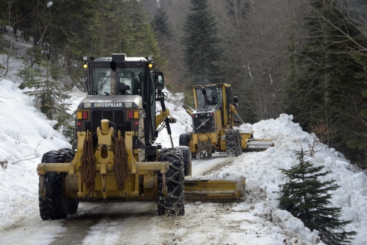 Kar Savaşçıları, Köyde Mahsur Kalan Hasta İki Genç Kızı Kurtardı