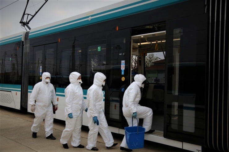 Kocaeli’deki Toplu Taşıma Araçlarına Virüs Ve Mikrop Önlemi