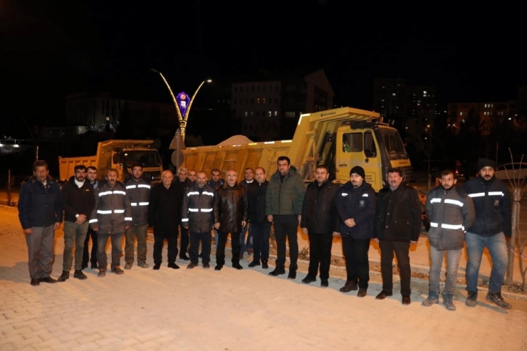 Mardin’de Kar Ve Buzlanma İle Mücadele Sürüyor