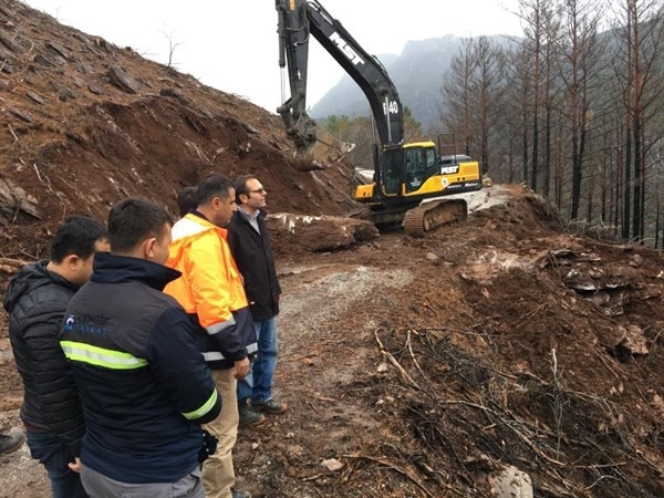 Mersin’deki Yangın Sahalarında İnceleme